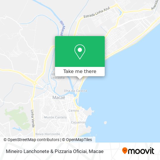 Mineiro Lanchonete & Pizzaria Oficiai map