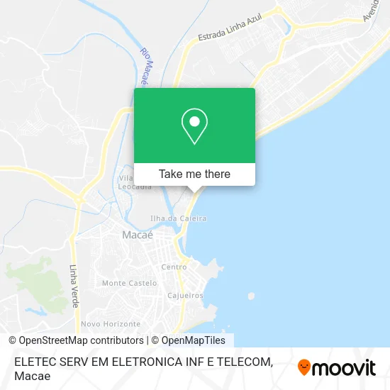 ELETEC SERV EM ELETRONICA INF E TELECOM map