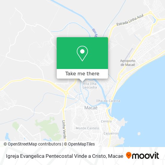 Igreja Evangelica Pentecostal Vinde a Cristo map