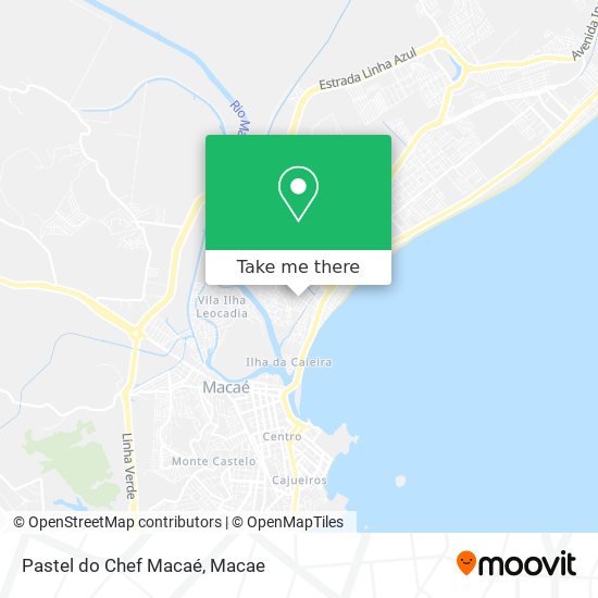 Pastel do Chef Macaé map