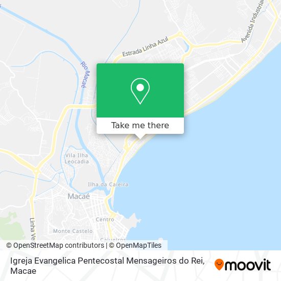 Mapa Igreja Evangelica Pentecostal Mensageiros do Rei