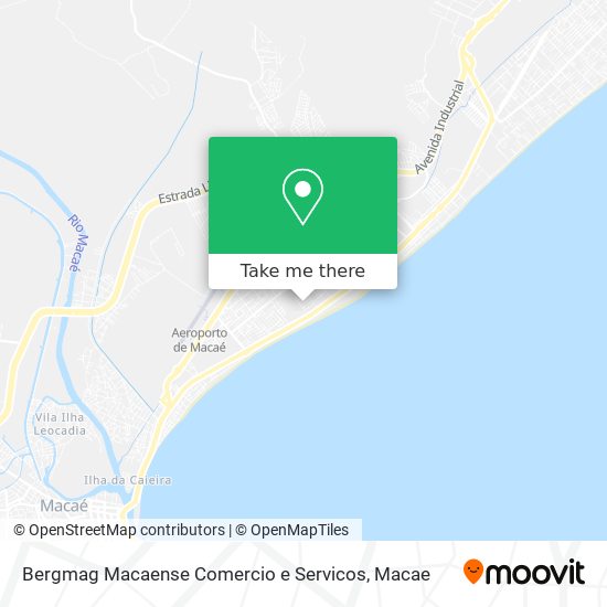 Bergmag Macaense Comercio e Servicos map