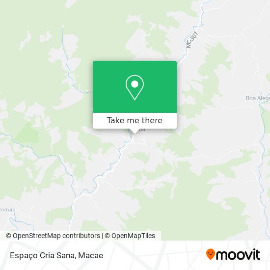 Espaço Cria Sana map