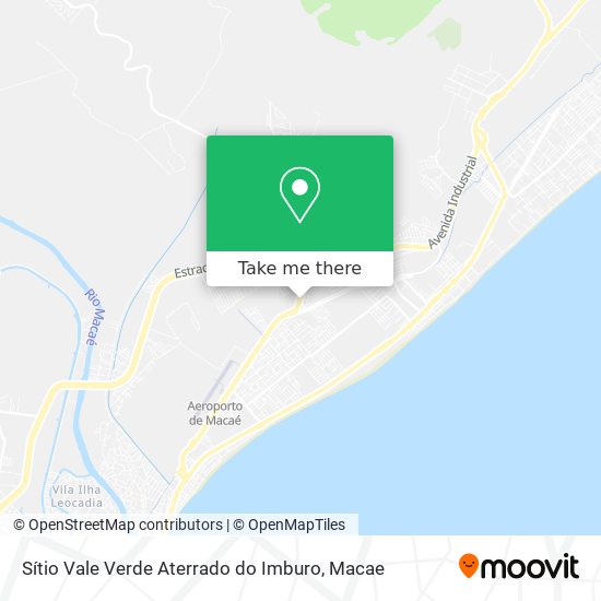 Sítio Vale Verde Aterrado do Imburo map