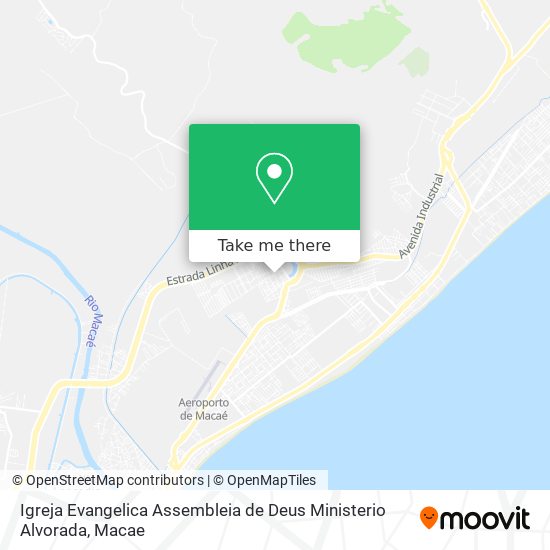 Mapa Igreja Evangelica Assembleia de Deus Ministerio Alvorada