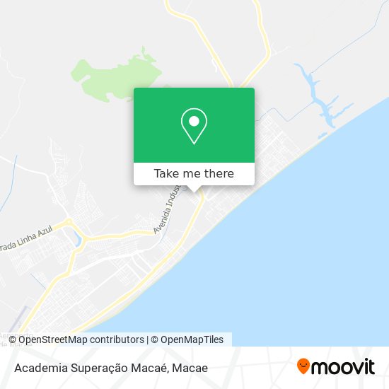 Academia Superação Macaé map