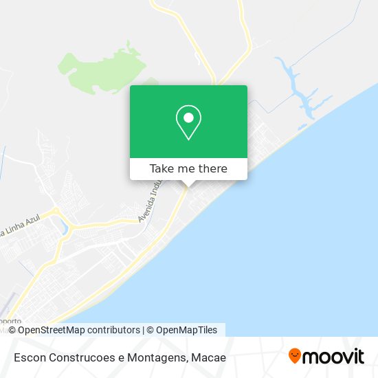 Mapa Escon Construcoes e Montagens