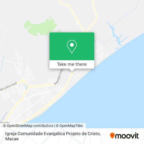 Mapa Igreja Comunidade Evangélica Projeto de Cristo