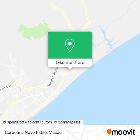 Barbearia Novo Estilo map