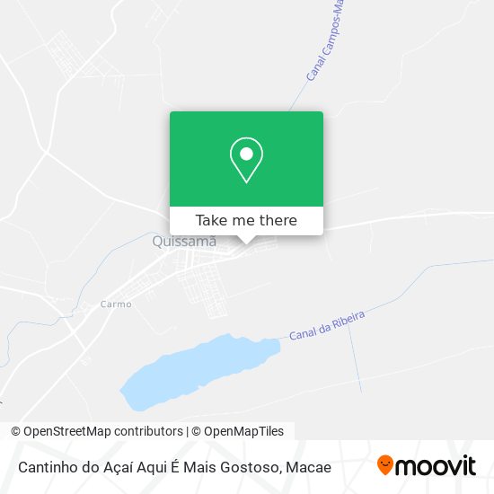 Cantinho do Açaí Aqui É Mais Gostoso map