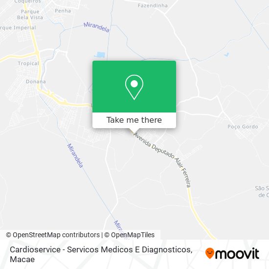 Cardioservice - Servicos Medicos E Diagnosticos map