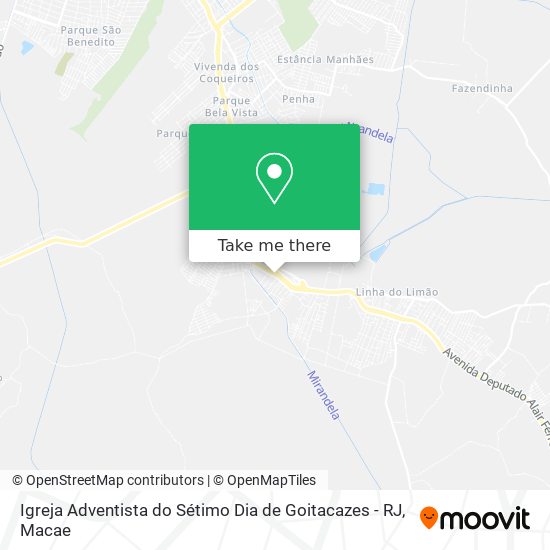 Igreja Adventista do Sétimo Dia de Goitacazes - RJ map
