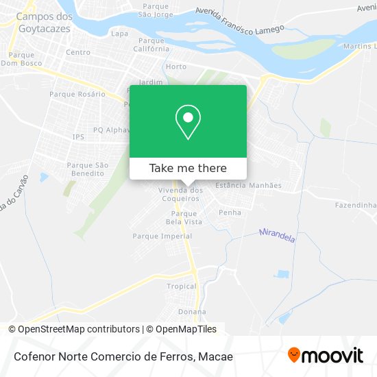 Cofenor Norte Comercio de Ferros map