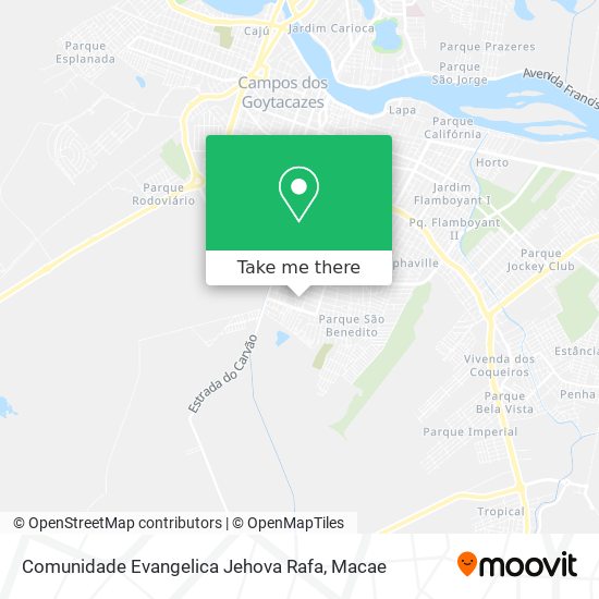 Comunidade Evangelica Jehova Rafa map