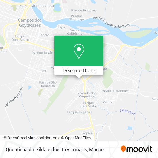 Quentinha da Gilda e dos Tres Irmaos map
