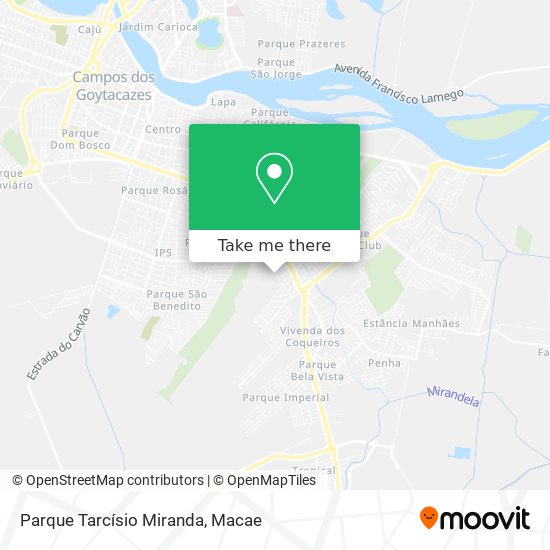 Parque Tarcísio Miranda map