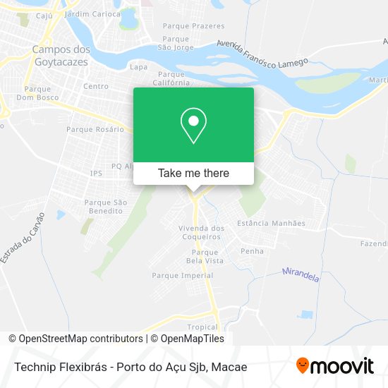 Technip Flexibrás - Porto do Açu Sjb map