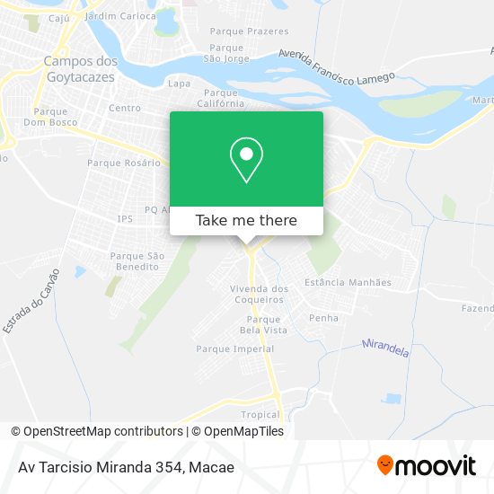 Av Tarcisio Miranda 354 map