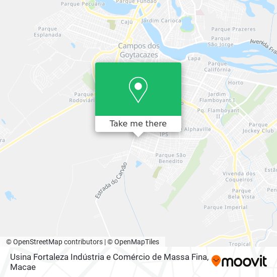 Usina Fortaleza Indústria e Comércio de Massa Fina map