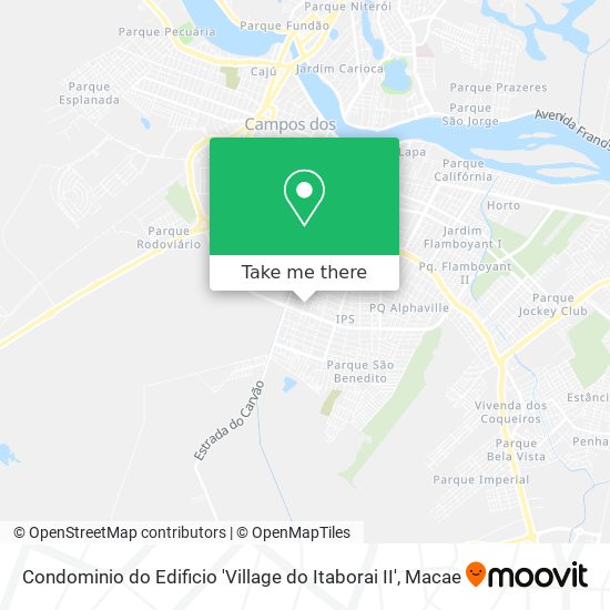 Condominio do Edificio 'Village do Itaborai II' map
