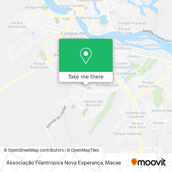 Associação Filantropica Nova Esperança map
