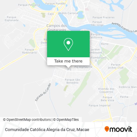 Comunidade Católica Alegria da Cruz map