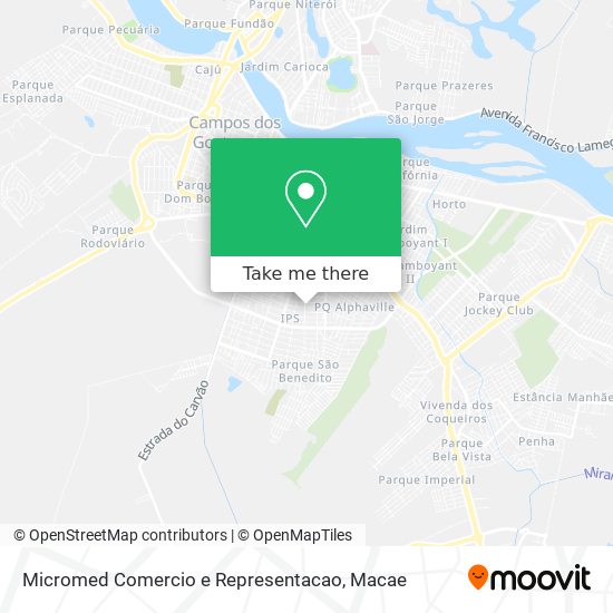 Micromed Comercio e Representacao map