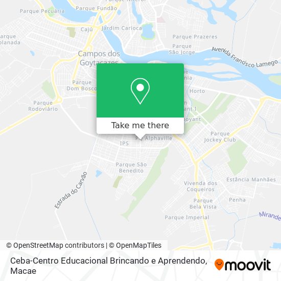 Ceba-Centro Educacional Brincando e Aprendendo map