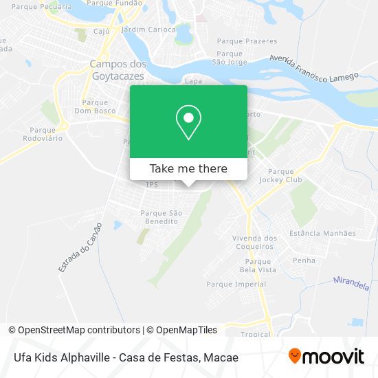 Ufa Kids Alphaville - Casa de Festas map
