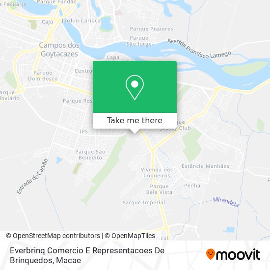 Everbrinq Comercio E Representacoes De Brinquedos map