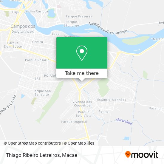 Thiago Ribeiro Letreiros map