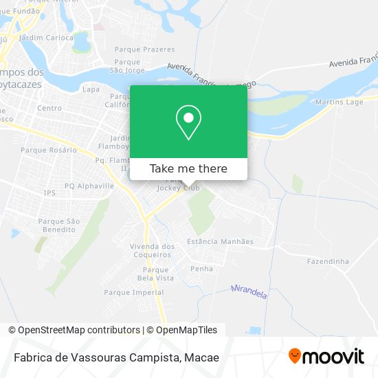 Fabrica de Vassouras Campista map