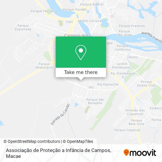 Associação de Proteção a Infância de Campos map