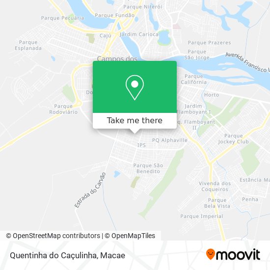 Quentinha do Caçulinha map