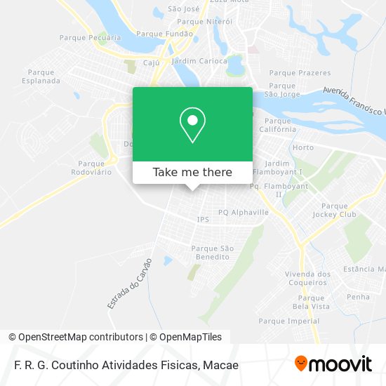 F. R. G. Coutinho Atividades Fisicas map