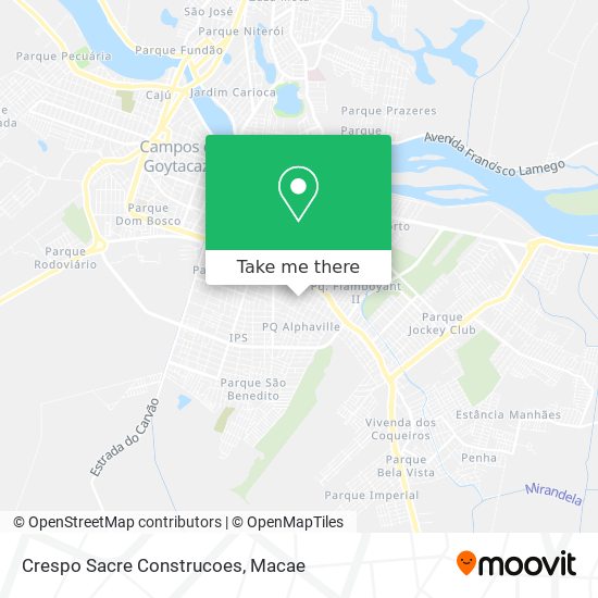 Crespo Sacre Construcoes map