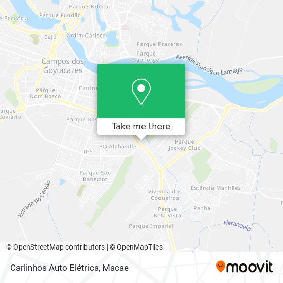 Mapa Carlinhos Auto Elétrica