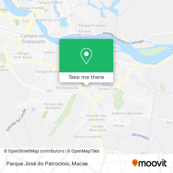 Parque José do Patrocínio map