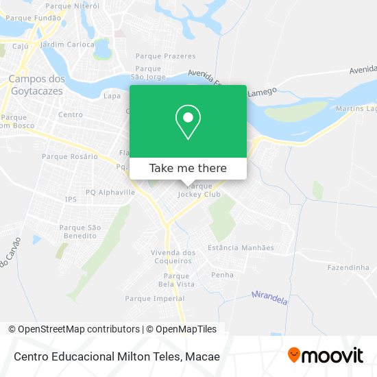 Centro Educacional Milton Teles map