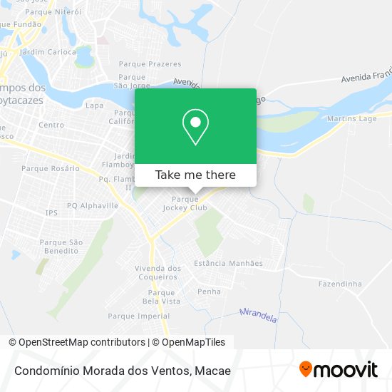 Condomínio Morada dos Ventos map