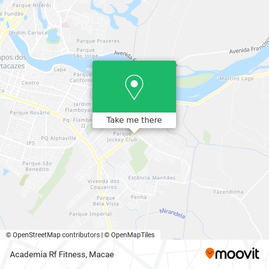 Academia Rf Fitness map