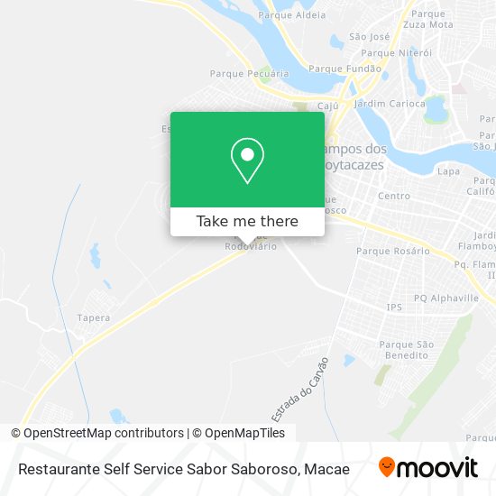 Restaurante Self Service Sabor Saboroso map