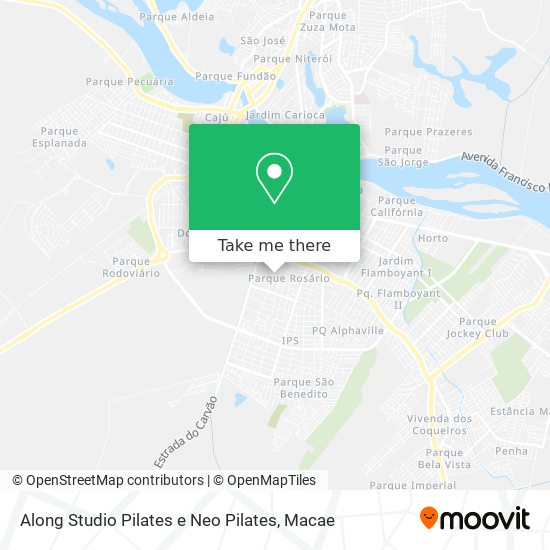 Along Studio Pilates e Neo Pilates map
