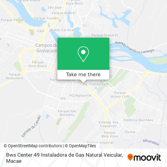 Bws Center 49 Instaladora de Gas Natural Veicular map
