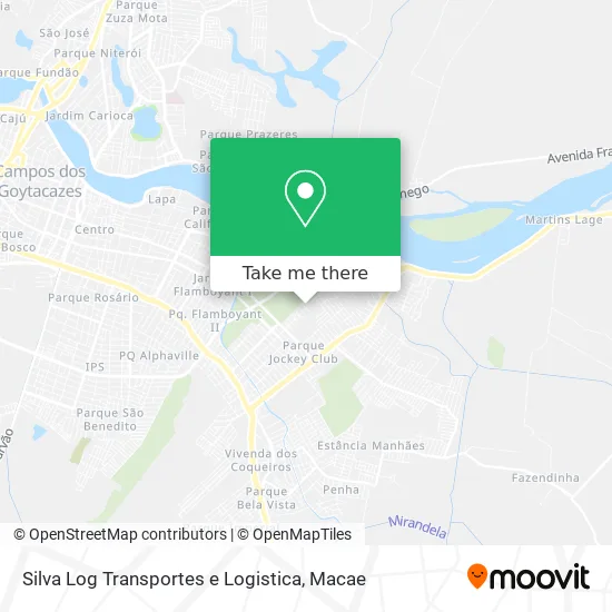 Silva Log Transportes e Logistica map