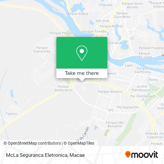 McLa Seguranca Eletronica map