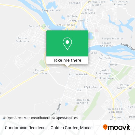 Condominio Residencial Golden Garden map