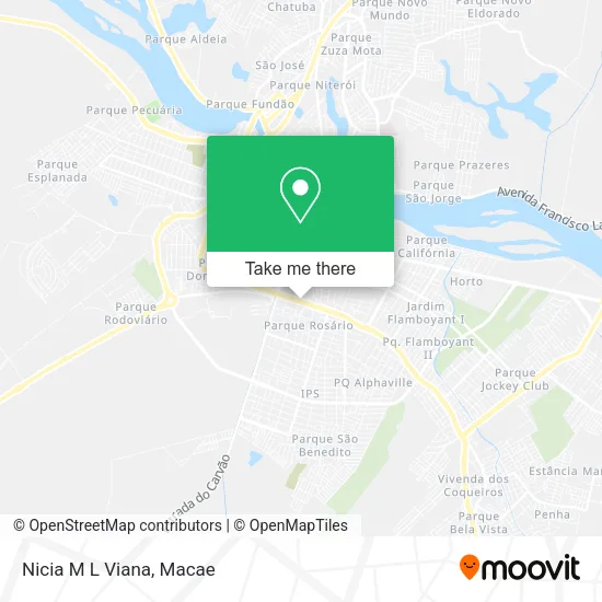 Nicia M L Viana map