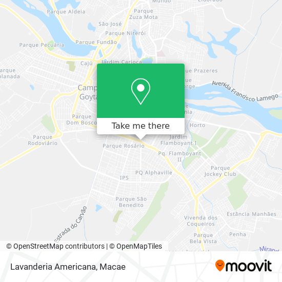 Lavanderia Americana map
