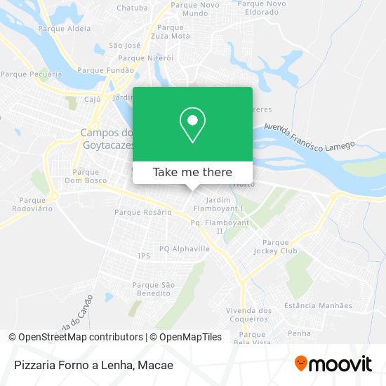 Pizzaria Forno a Lenha map